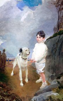 塞西莉亞 博斯 Lane Lovell and His Dog 塞西莉亞 博斯 Lane Lovell and His Dog
